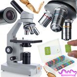 Rosfix URAN PRO MBUP MIKROSKOP BIOLOŠKI – MONOKULARNI, LED, 360°, 230V, 30 PRIPRAVLJENIH VZORCEV | WF10X/18MM, KOVINSKI STOJALO, (5000036392) | Shoptok.si
