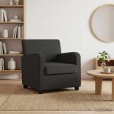  Fotelja Crna Umjetno janjeće runo | shoptok.hr