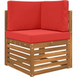  Jastuk za vanjsku sofU 3 pcs Crvena Poliester | shoptok.hr