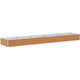  Povišena vrtna gredica 485 x 100 x 36 cm Cinkani čelik | shoptok.hr