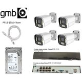 Gmb IP8MP-01 set 4 kamere poe switch 2tb hdd 8mpx kamera Cene