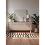 Hanse Home Bijeli/smeđi obostrani/ručno rađen vunen tepih 80x150 cm Vika – | shoptok.hr