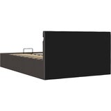  Hidraulični okvir za krevet od tkanine LED tamnosivi 140x200 cm | shoptok.hr
