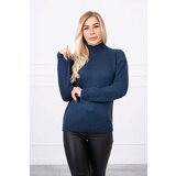 Kesi High-neckline sweater in navy blue Cijene