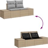  Vrtna sedežna garnitura z blazino 8 pcs Bež Poly ratan, (5000154873) | Shoptok.si