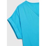 Moodo Women's blouse with V-neck - blue Cene