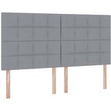  LED krevet za pohranu s madracem Svjetlosiva 200 x 200 cm | shoptok.hr