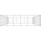 vidaXL vanjski kavez za pse od pocinčanog čelika 79,86 m² | shoptok.hr