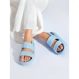 SHELOVET Blue Women's Rubber Sandals