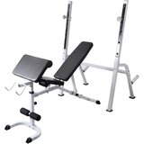  Klupa za vježbanje sa stalkom za utege i setom utega 120 kg | Eponuda.com