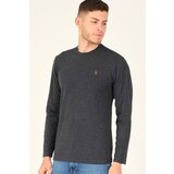 Dewberry T8588 BIKE COLLAR MEN'S SWEATSHIRT-DARK ANTHRACIC | shoptok.hr
