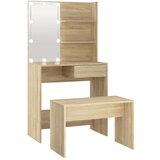  Komplet toaletnih mizic z LED lučkami sonoma hrast konstr. les, (20712819) | Shoptok.si