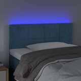  Posteljno vzglavje temno modro 90x5x78/88 cm žamet, (20936363) | Shoptok.si