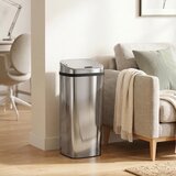  Automatska kanta za smeće od 50 l s senzorom pokreta vodootporna za ured spavaću sobu kuhinju nehrđajući čelik srebrna | shoptok.hr