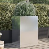 Furnova Cvetlično korito srebrno 52x48x75 cm nerjaveče jeklo, (21921242) | Shoptok.si