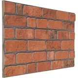 Zidne panele 10 pcs Terakota 100 x 50 cm EPS pjena - Terakota