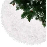dekorativna podloga za bor, 95 cm, bijela