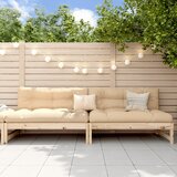 vidaXL Srednja vrtne sofe 2 kom 120 x 80 cm od masivne borovine Cijene