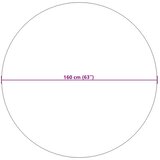  Tepisi za područja Kružni Krema Ø 160 CM | shoptok.hr