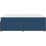  Konstrukcija postelje z vzmetnico Modra 140 x 200 cm blago, (5000126701) | Shoptok.si