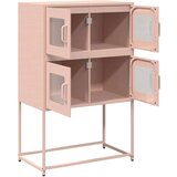 vidaXL Highboard Pink 68x39x107 cm Steel | Shoptok.si