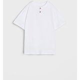 Sinsay Majica kratkih rukava s ukrasnim gumbima | shoptok.hr