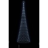 vidaXL LED božično drevesce Hladno bela 138.5 x 138.5 x 399 cm Kovina | Shoptok.si