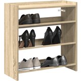 vidaXL Regal za čevlje sonoma hrast 60x25x62 cm inženirski les Cene