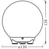 Ledvance LED RGBW prigušiva stona lampa SMART+ MAGIC LED/2,5W/5V Wi-Fi | Eponuda.com