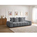 Bobochic Paris Temno siva sedežna garnitura iz šenilje 278 cm Everest – | Shoptok.si