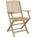  Sklopive vrtne stolice 6 kom 54x61x88 cm od drva bagrema | shoptok.hr