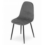  Set 2 COMO stolice od tamnosivog baršuna | shoptok.hr