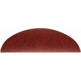  Prostirke za stepenice, samoljepljive, 15 kom, 56x17x3 cm, bordo crvene, poluokrugle | shoptok.hr