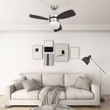 Stropni ventilator sa svjetlom 76 cm tamnosmeđi