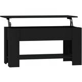  Stolić za kavu crni 101x49x52 cm od konstruiranog drva | shoptok.hr