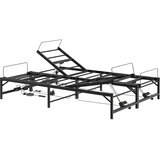  Električni podesivi okvir kreveta Crna 140 x 200 cm Čelik | shoptok.hr
