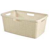 Curver košara za perilo Juta 8091-885 bela 46L Cene