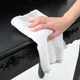  Krpe za čišćenje 50 kom bijele sa zelenim prugama 50 x 60 cm | shoptok.hr