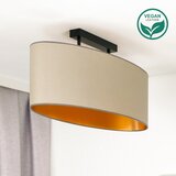  Duolla - Plafonski luster OVAL VEGAN 2xE27/15W/230V bež | Eponuda.com