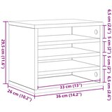  Organizator stola Staro drvo 36 x 26 x 29,5 cm | shoptok.hr