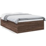 Furnova Posteljni okvir rjav hrast 140x200 cm inženirski les, (21936271) | Shoptok.si