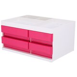 Deli STONI ORGANIZER ABS, 4 FIOKE, 4 ODELJKA - PINK EZ25040 | ePonuda.com