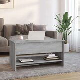  Klubska mizica siva sonoma 80x50x40 cm inženirski les, (20714188) | Shoptok.si