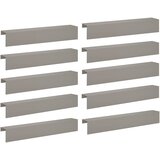 Profil za rubove vrta 10 kom. 100 x 15 x 15 cm Otporni čelik | shoptok.hr