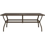  Vrtni stol smeđi 190 x 80 x 72 cm čelični | shoptok.hr