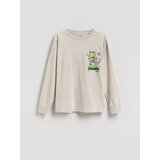 Reserved BOYS` T-SHIRT - svijetlo siva | shoptok.hr