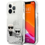 Karl Lagerfeld HARDCASE TEKOČE BLEŠČICE ZA IPHONE 13 PRO MAX SREBRNE, (21970483) | Shoptok.si