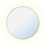  Baltica Design - LED ogledalo BRIGHT sa pozadinskim osvetljenjem, 15W/230V, 4500K, prečnika 80 cm, IP65, zlatna | Eponuda.com