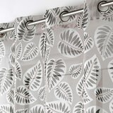 Douceur d intérieur Crna/bež prozirna zavjesa 140x280 cm Alma – | shoptok.hr