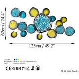 WALLXPERT dekorativni metalni zidni pribor nenuharps multicolor | ePonuda.com